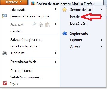 Cum sterg istoricul de navigare in Mozilla Firefox