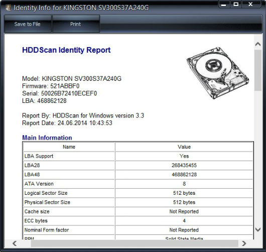 Verifica hard disk-ul cu ajutorul programului HDDScan