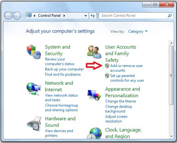 Cum sterg un utilizator in Windows 7