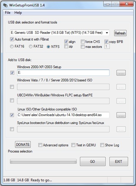 Cum fac stick USB bootabil cu ajutorul programului WinSetupFromUSB