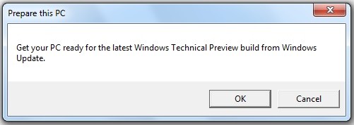 Cum instalez Windows 10 Technical Preview prin Centru de Actualizari Widows