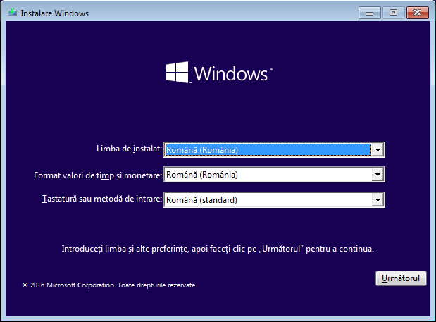 Cum instalez Windows 10 de pe stick USB