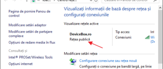 Retea publica Windows 10