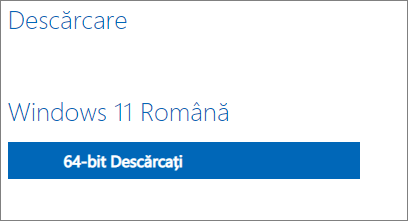 Descarca Windows 11 64-bit de pe site-ul Microsoft