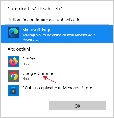 Setarea browserului implicit in Windows 11