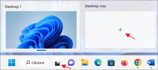 Creeaza un nou desktop virtual