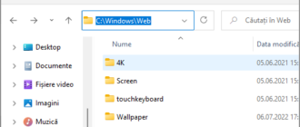 Folder cu imagini de fundal Windows 11
