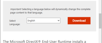 Descarca programul de instalare DirectX pentru Windows 11