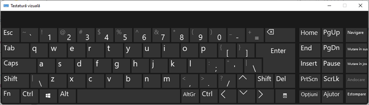 Tastatura vizuala Windows 11