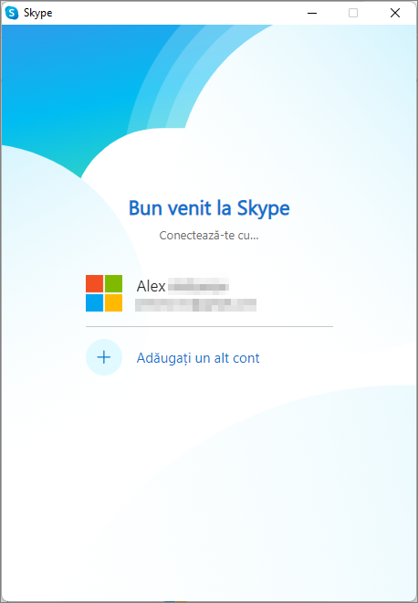 Skype instalat cu succes