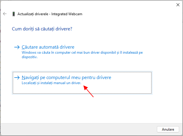Navigati pe computerul meu pentru drivere Windows 11